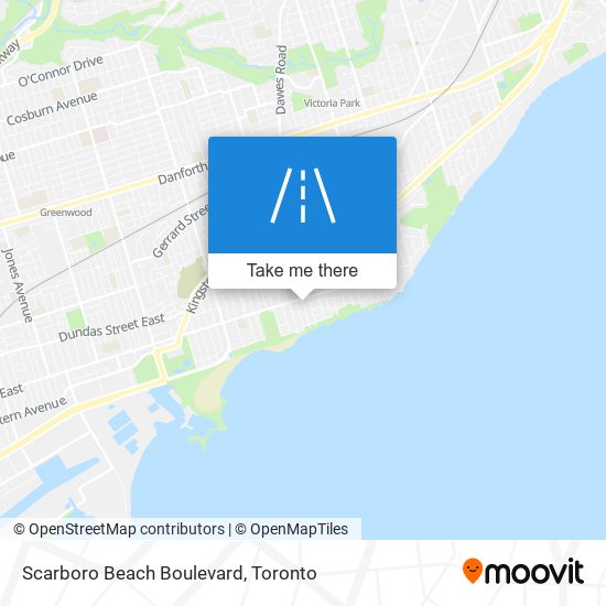 Scarboro Beach Boulevard map