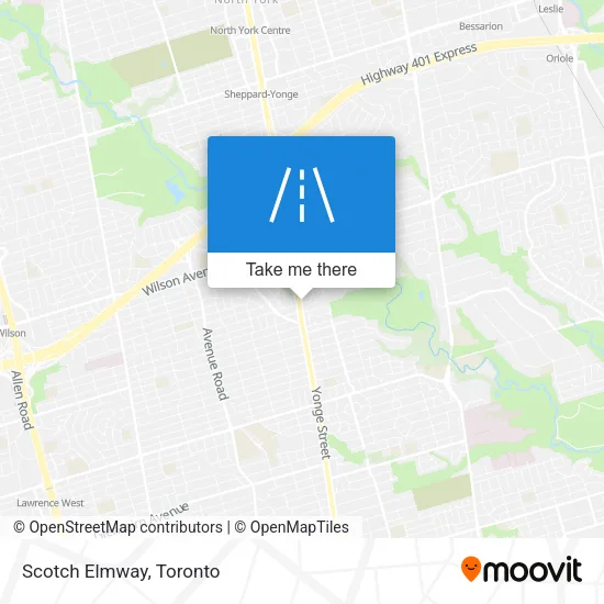 Scotch Elmway map