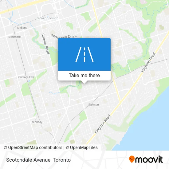 Scotchdale Avenue map