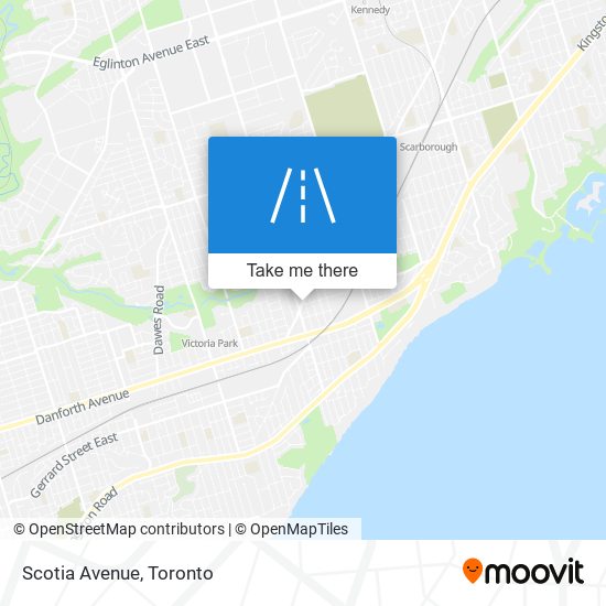 Scotia Avenue map