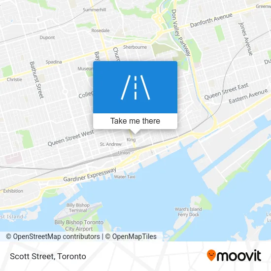 Scott Street map