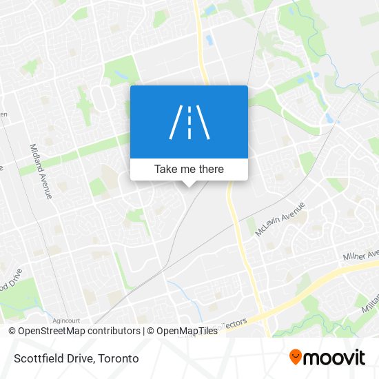 Scottfield Drive map