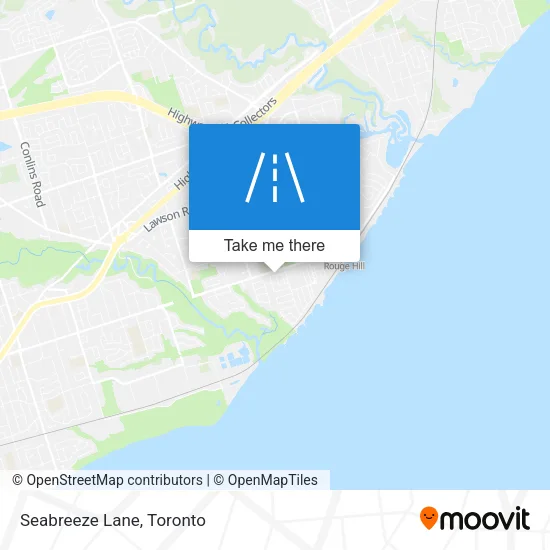 Seabreeze Lane map