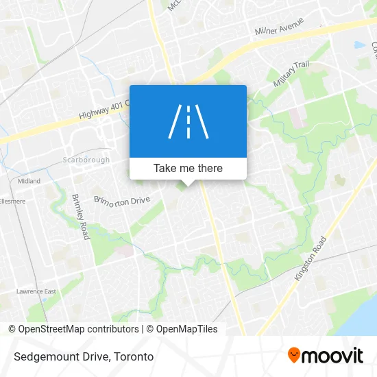 Sedgemount Drive map