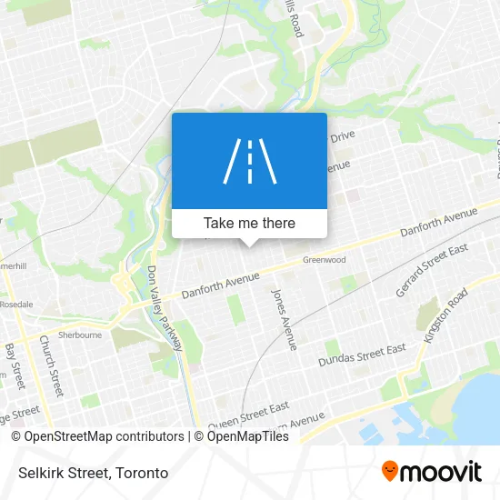 Selkirk Street map