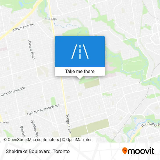 Sheldrake Boulevard map