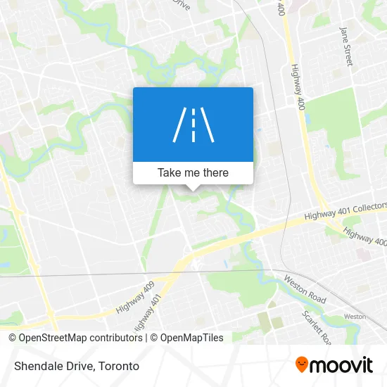 Shendale Drive map