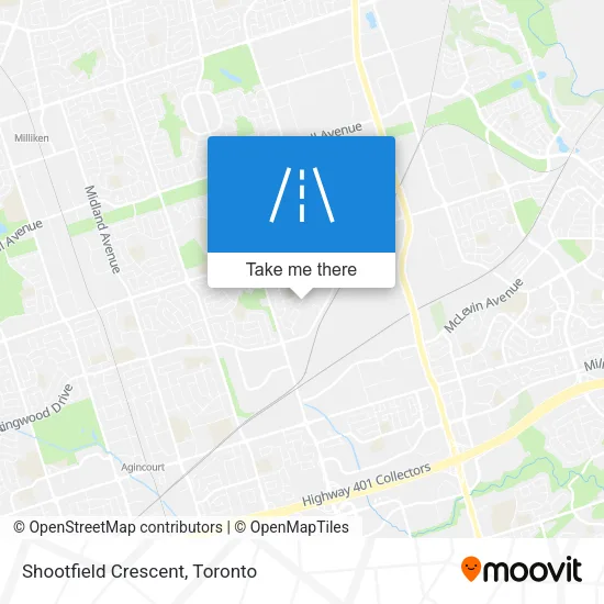 Shootfield Crescent map