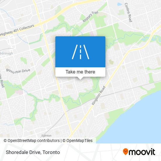 Shoredale Drive map