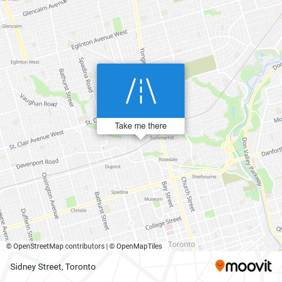 Sidney Street map