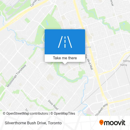 Silverthorne Bush Drive map