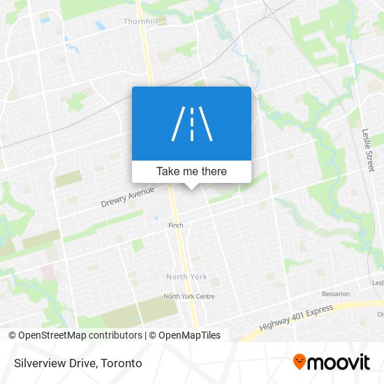 Silverview Drive map