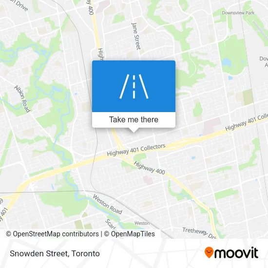 Snowden Street map
