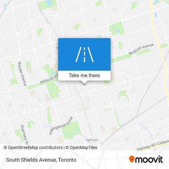 South Shields Avenue map