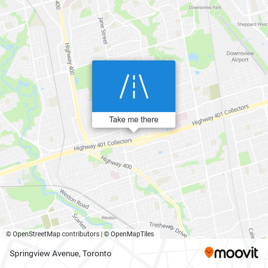 Springview Avenue map