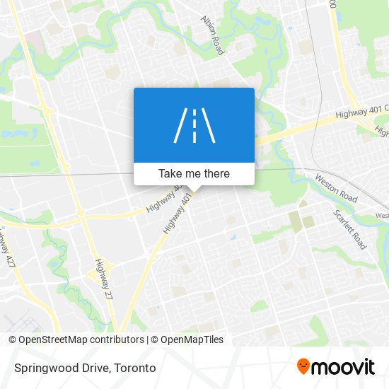 Springwood Drive map