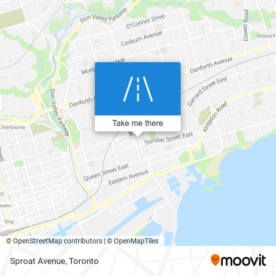 Sproat Avenue map