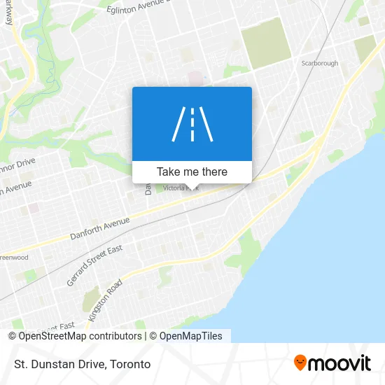 St. Dunstan Drive map