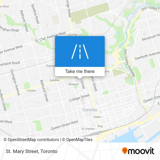 St. Mary Street map