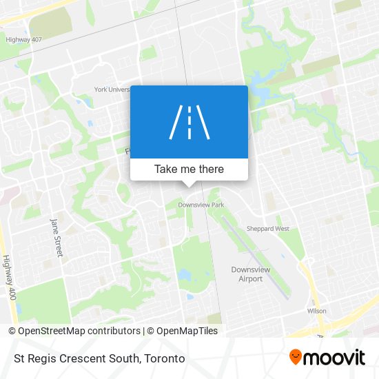 St Regis Crescent South plan