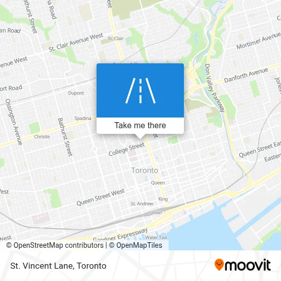 St. Vincent Lane map