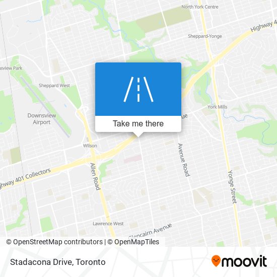 Stadacona Drive map