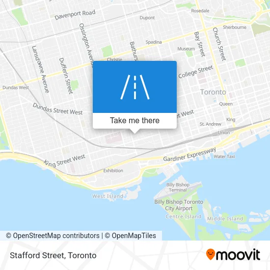 Stafford Street map