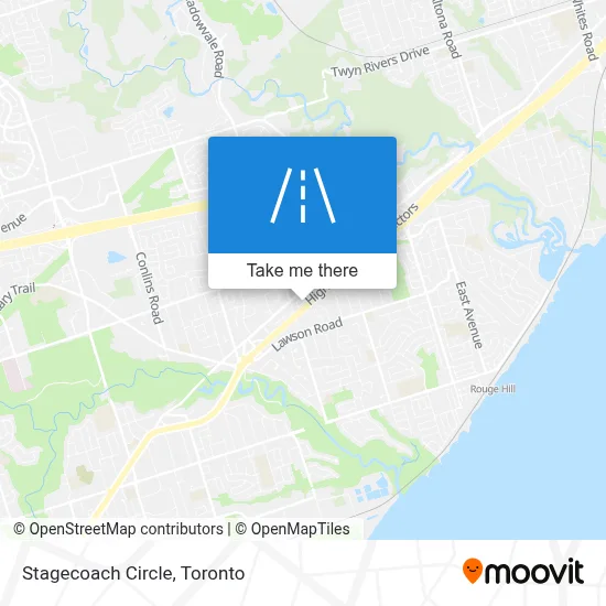 Stagecoach Circle map