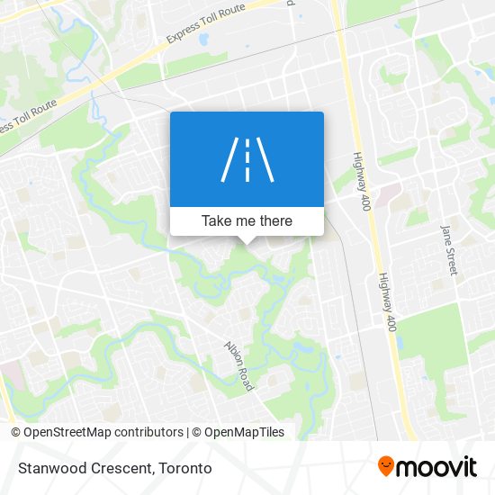 Stanwood Crescent map