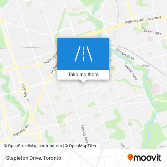 Stapleton Drive map