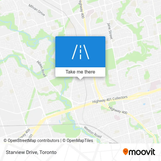 Starview Drive map