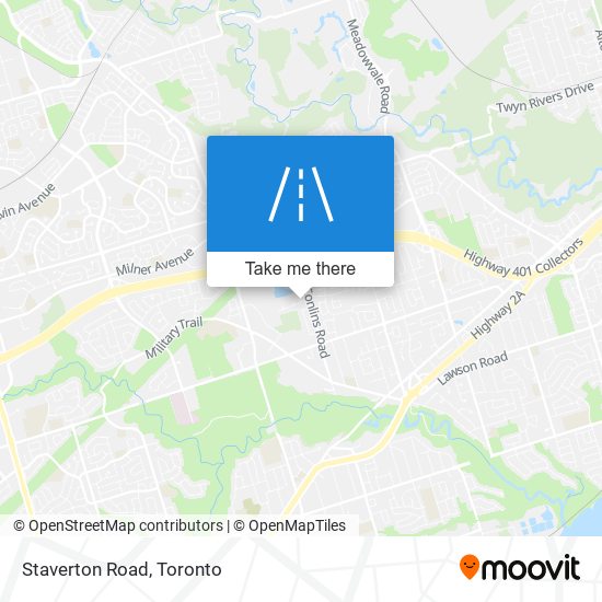 Staverton Road plan