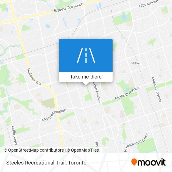 Steeles Recreational Trail map