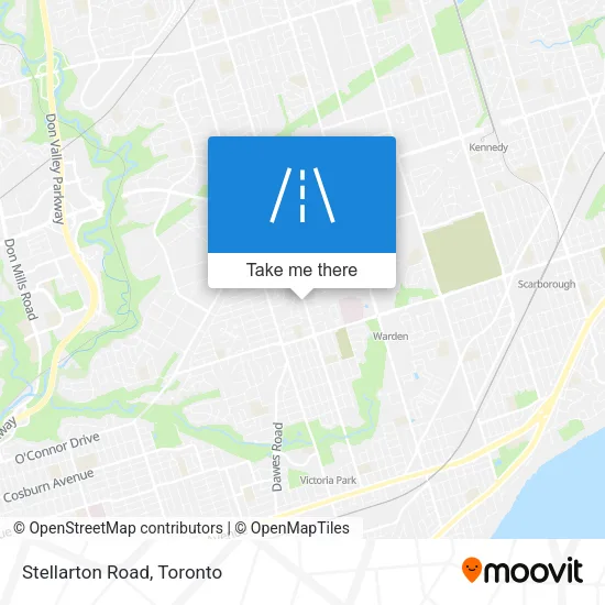 Stellarton Road map