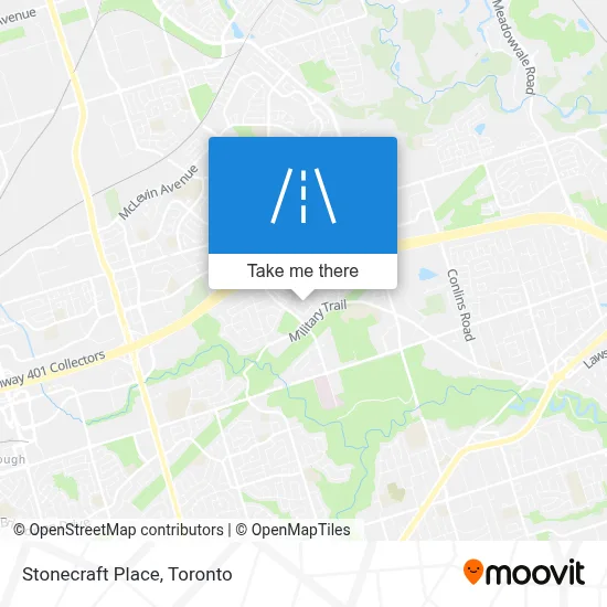 Stonecraft Place map