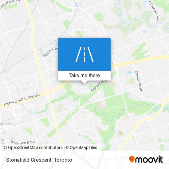 Stonefield Crescent map