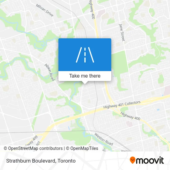 Strathburn Boulevard map