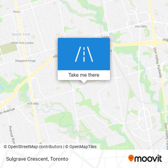 Sulgrave Crescent map