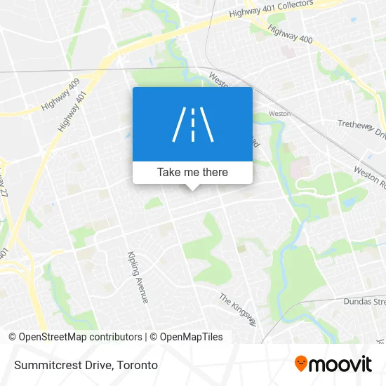 Summitcrest Drive map