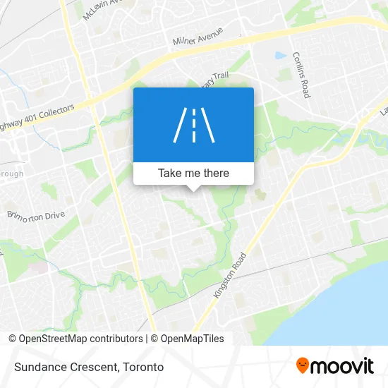 Sundance Crescent map