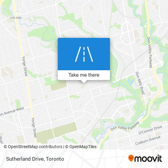 Sutherland Drive map