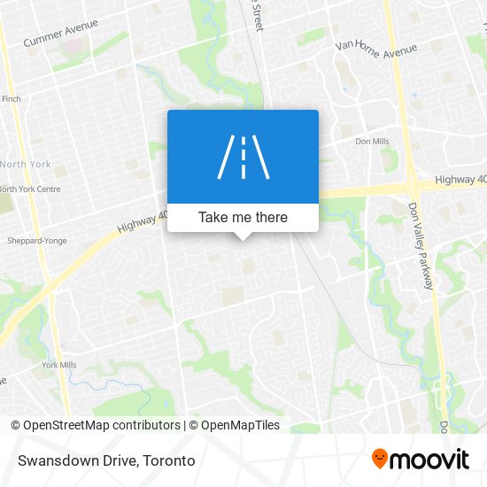 Swansdown Drive map