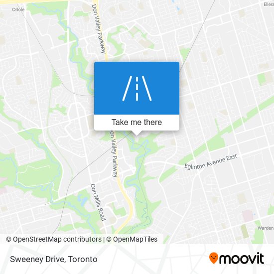 Sweeney Drive map