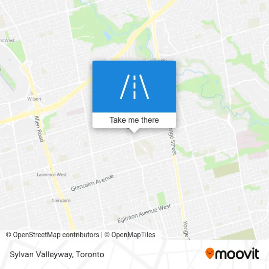 Sylvan Valleyway map