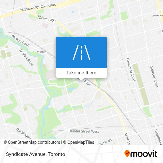 Syndicate Avenue map