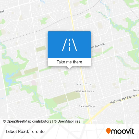 Talbot Road map