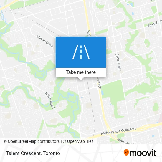 Talent Crescent map