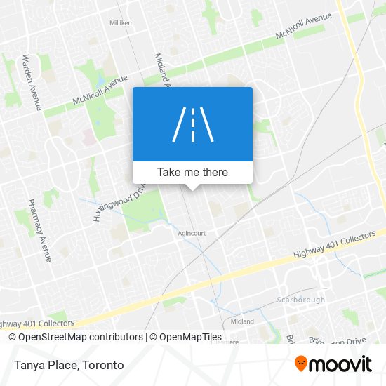 Tanya Place map