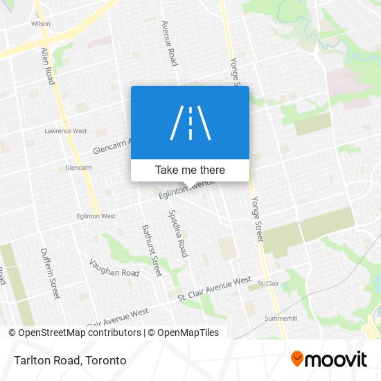 Tarlton Road map