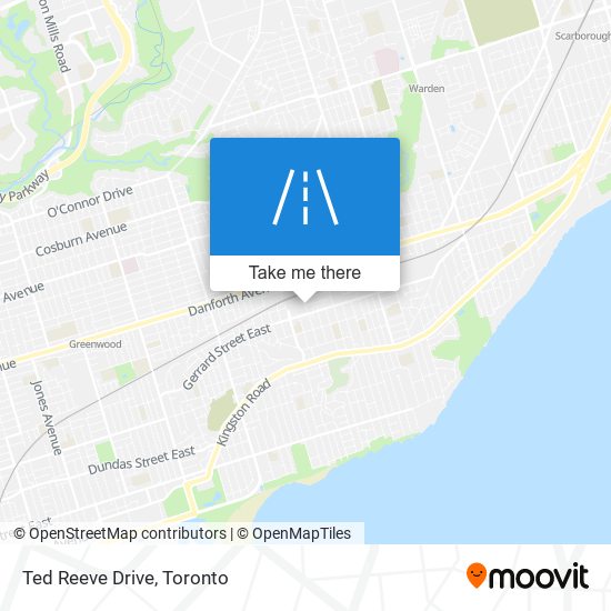 Ted Reeve Drive map